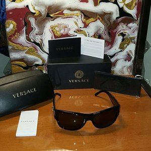 NWT Authentic Mens Versace Square Sunglasses